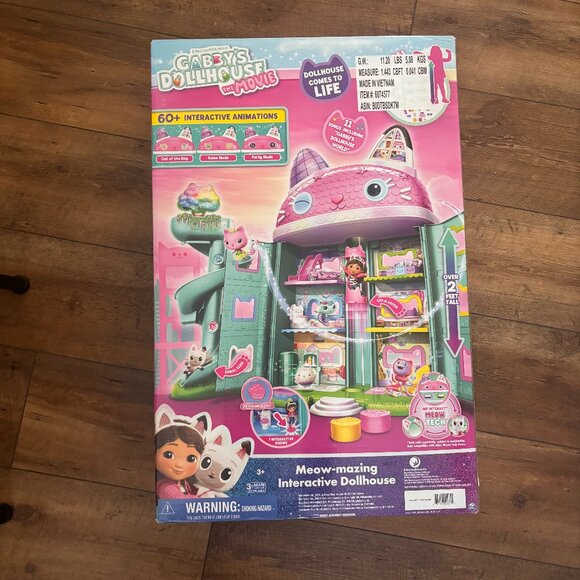 Gabby's Dollhouse: The Movie Deluxe Interactive Meow-mazing Dollhouse Playset - Picture 2 of 2